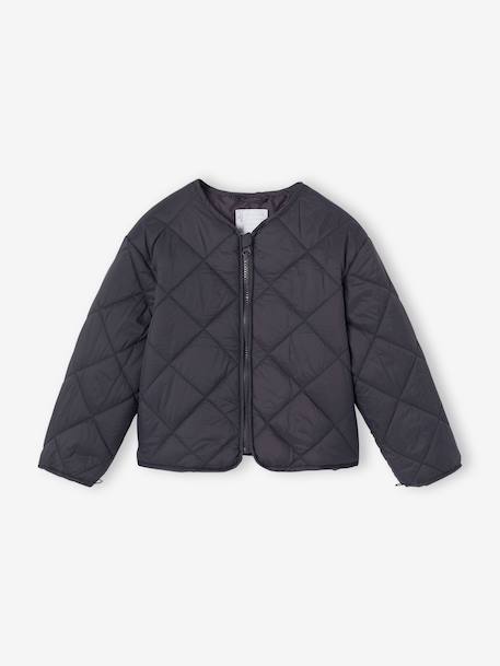 3-in-1 detachable parka for girls blush+navy blue 