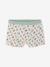 Pack of 5 boxer shorts for boys aqua green 