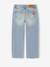 Straight-leg jeans for girls light blue+medium blue 
