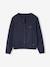 Fine Knit Basics Cardigan for Girls anthracite+dusky pink+emerald green+grey blue+marl beige+navy blue+plum+vanilla 