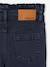 Slim trousers for girls ink blue+mauve 