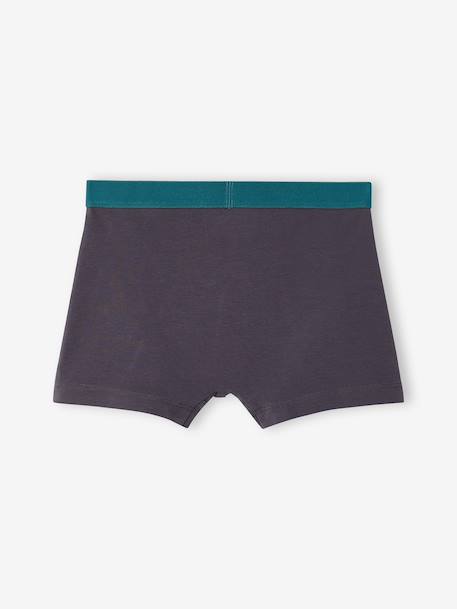 Pack of 5 boxer shorts for boys anthracite 