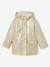 Glittered waxed coat for girls gold 