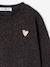 Leopard Sweatshirt for Girls, Mother/Daughter Capsule Capsule, ENVIE DE FRAISE beige+dark grey 