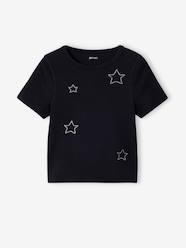 Girls-Cropped short-sleeved T-shirt for girls