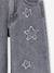 Girl's wide-leg star jeans denim grey+light blue 