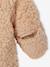 Newborn pramsuit with hood sandy beige 