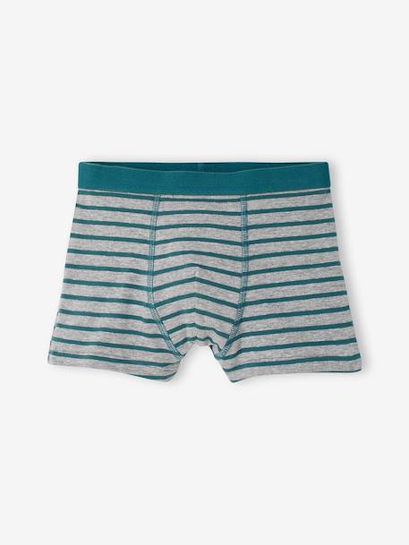 Pack of 5 boxer shorts for boys anthracite 