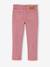 Slim-fit trousers for girls ink blue+mauve 