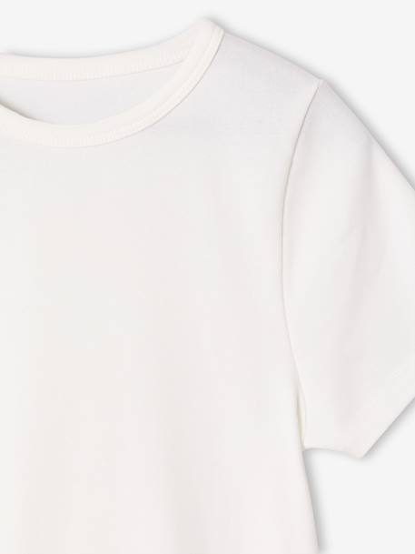 Pack of 2 cropped T-shirts for girls ink blue 