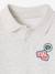 Polo sweatshirt for boys marl grey 