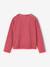 Long-sleeved T-shirt for girls chambray blue+old rose 