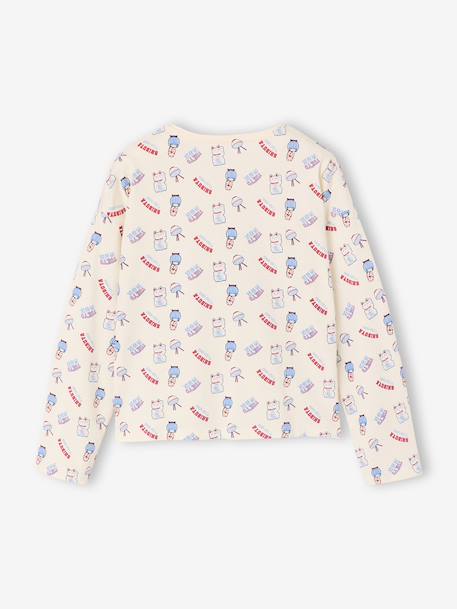 Pack of 2 pyjamas for girls beige 