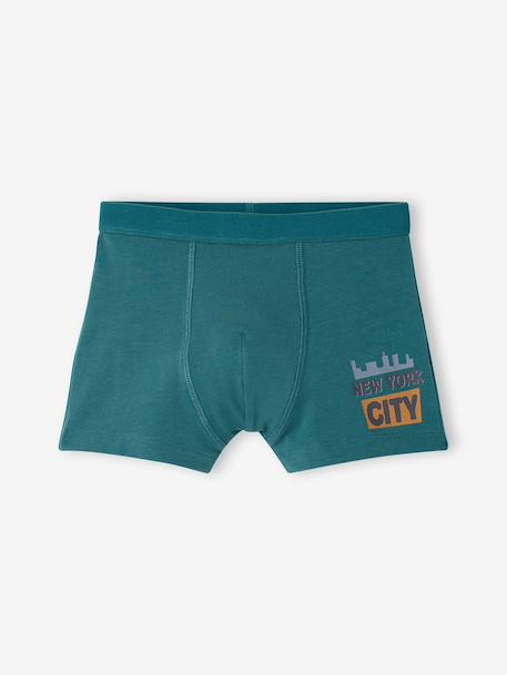 Pack of 5 boxer shorts for boys anthracite 
