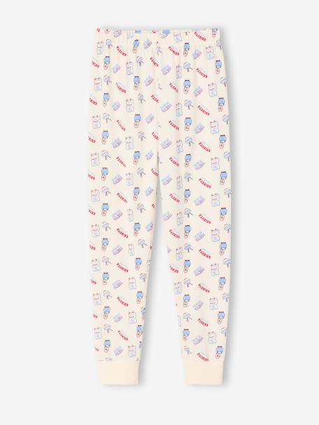 Pack of 2 pyjamas for girls beige 