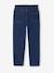 Paperbag trousers for girls deep blue+medium blue 