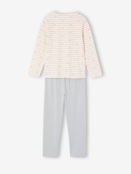 Pack of 2 pyjamas for girls beige 