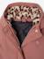 3-in-1 detachable parka for girls blush+navy blue 