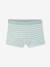 Pack of 5 boxer shorts for boys aqua green 