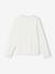 Long-sleeved T-shirt for girls ecru+mauve+taupe 