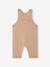 Dungarees for newborn baby boys marl beige 