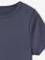 Pack of 2 cropped T-shirts for girls ink blue 