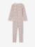 Pack of 2 long-sleeved pyjamas for girls pale pink 