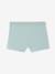 Pack of 5 boxer shorts for boys aqua green 