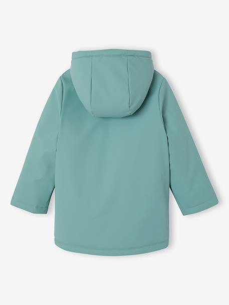 Raincoat with Sherpa Lining for Girls anthracite+green+indigo+mauve+multicoloured 