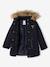 3-in-1 Parka with Hood for Girls black+GREEN DARK SOLID+grey green+khaki+PURPLE MEDIUM SOLID+sage 