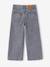 Girl's wide-leg star jeans denim grey+light blue 