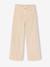 Wide-leg trousers for girls vanilla 