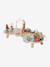 Rounded wooden activity table FSC®100% by HAPPY FOREST ecru 