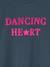 Long-sleeved T-shirt for girls green+ink blue+pale pink 