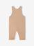 Dungarees for newborn baby boys marl beige 