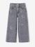 Girl's wide-leg star jeans denim grey+light blue 