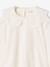Long-sleeved T-shirt for girls ecru+pale pink 