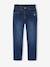 Paperbag trousers for girls deep blue+medium blue 
