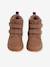 Touch-fastening boots for boys brown 