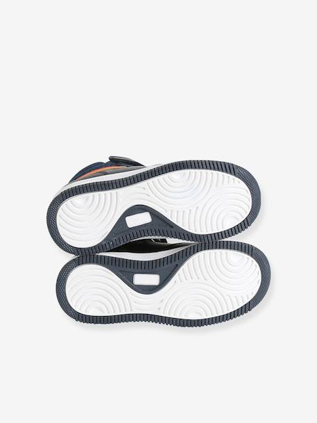 High-top trainers for boys navy blue 