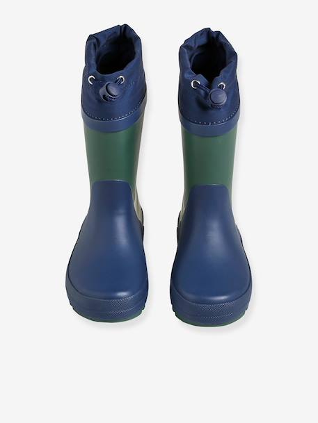 Rain boots for boys navy blue 