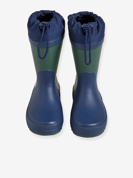Rain boots for boys navy blue 