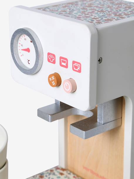 Retro wooden coffee machine Flower FSC®100% rose 