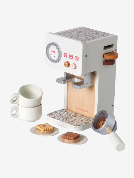 Retro wooden coffee machine Flower FSC®100% rose 
