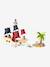 FSC®100% wooden pirate ship red 