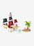 FSC®100% wooden pirate ship red 