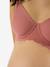 Maternity and nursing bra mocha+old rose 