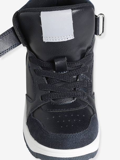 High-top trainers for boys navy blue 