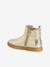 Zip-up boots for girls gold 