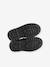 Synthetic loafers for girls black 